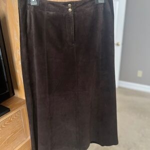 RALPH LAUREN 100% SUEDE SKIRT